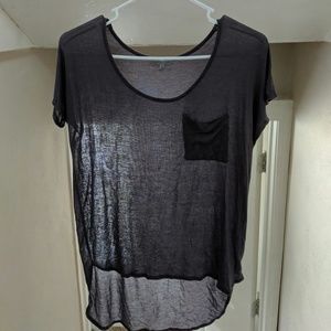 Slightly Sheer, Drop Back Fashion T-Shirt
